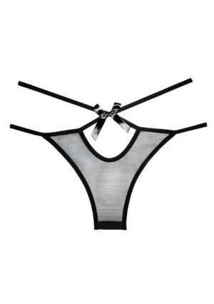 Naughty Vanilla Panty - Black - O/S - Afbeelding 3
