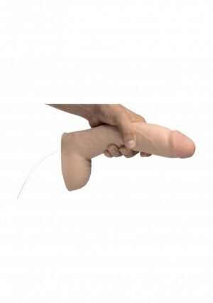 10 Inch Realistic Dual Density Squirting Dildo - Flesh - Afbeelding 10