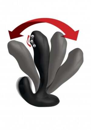 7X P-BENDER Bendable Prostate Stimulator with Stroking Bead - Bl - Afbeelding 6