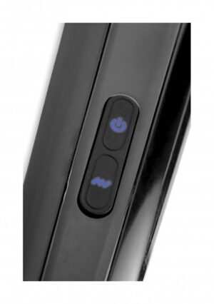 Diamond Head- 11X Silicone Wand Massager - Black - Afbeelding 11