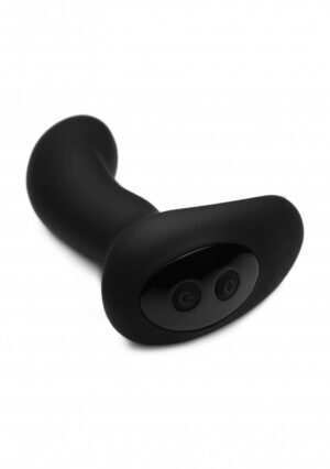 10X P-MASSAGE Prostate Stimulator with Stroking Bead - Black - Afbeelding 4