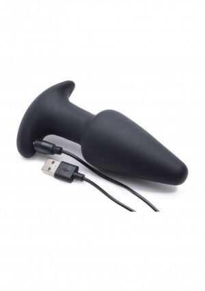 Gyro R 10X Curved Rimming Plug with RC - Black - Afbeelding 11