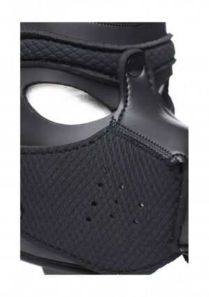Spike Neoprene Puppy Hood - Black - Afbeelding 11