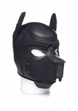 Spike Neoprene Puppy Hood - Black - Afbeelding 7