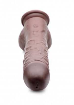 LDZ 7" Squirting Dildo - Dark - Afbeelding 5