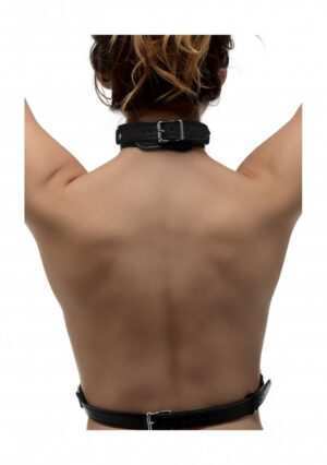 Female Chest Harness -  Black - Afbeelding 7