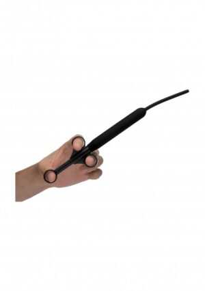 Silicone Ribbed Lube Launcher - Black - Afbeelding 5