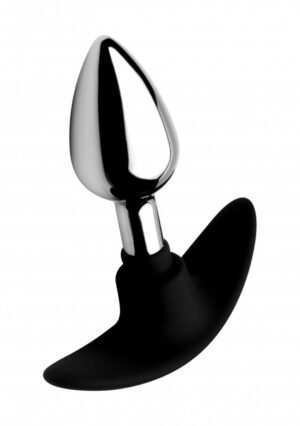 Dark Invader Metal & Silicone Anal Plug - Small - Afbeelding 6