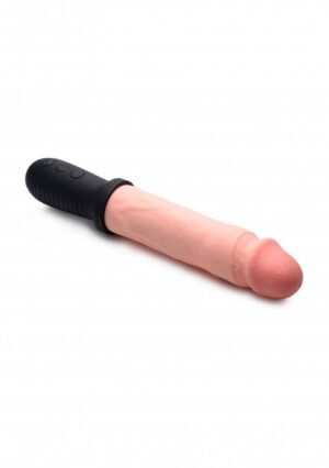 8X Auto Pounder Vibrating and Thrusting Dildo - Light - Afbeelding 5