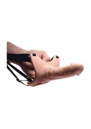 SM Hollow Silicone Dildo Strap-On - Flesh - Afbeelding 8