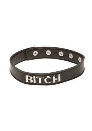 X-Play "bitch" collar - Black