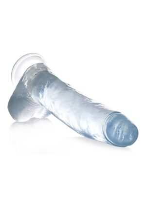 11 Inch C-Thru Dong with Balls - Clear - Afbeelding 4