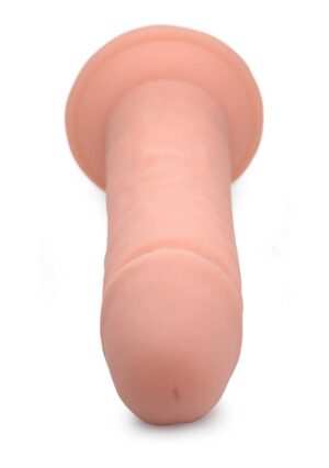 8 Inch Vibrating Remote Control Silicone Dildo - Flesh - Afbeelding 7
