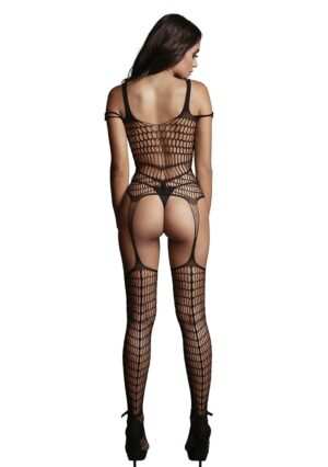 Shredded Bodystocking - Black - O/S - Afbeelding 4