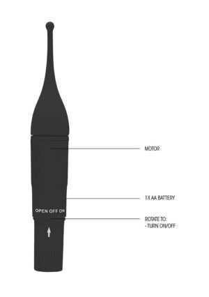 Clitoral Tickler - Black - Afbeelding 7