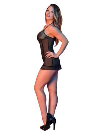 Chemise & G-Set - Black - QS - Afbeelding 7