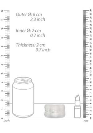 N0. 94 - Reversible Masturbator and Bumper - Transparent - Afbeelding 4