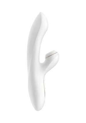 Pro + G-Spot Air Pulse Stimulator + Vibration - White - Afbeelding 3