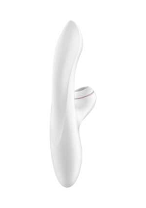 Pro + G-Spot Air Pulse Stimulator + Vibration - White - Afbeelding 5