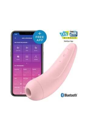 Curvy 2+ Air Pulse Stimulator + Vibration - Pink - Afbeelding 7