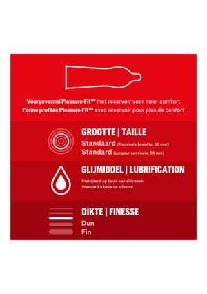 Thin Feel Extra Lube - 10 condoms - Afbeelding 3