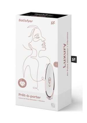 Prt--porter Luxury Air Pulse Stimulator+ Vibration - White