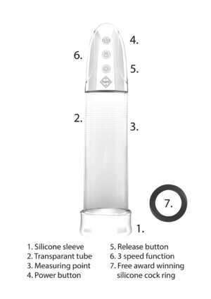 Automatic Rechargeable Luv Pump - Transparent - Afbeelding 10