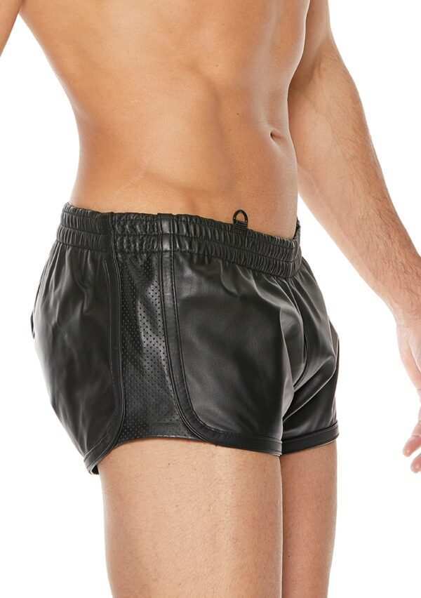 Versatile Shorts - Premium Leather - Black/Black - L/XL