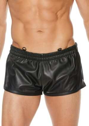 Versatile Shorts - Premium Leather - Black/Black - S/M