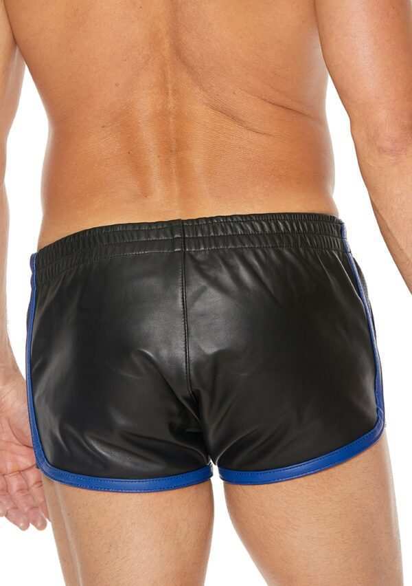 Versatile Shorts - Premium Leather - Black/Blu - S/M