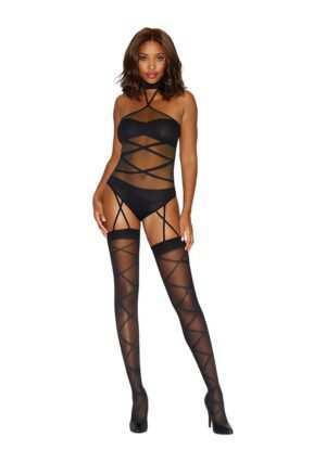 Criss-Cross Teddy - One Size -  OS
