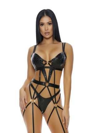 Sweet Spot - Cheetah Bustier Set - Large