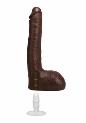 Ricky Johnson 10 Inch ULTRASKYN w Vac-U-Lock - Chocolate - Afbeelding 3
