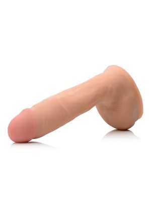8" Dual Density Squirting Dildo - Light - Afbeelding 4