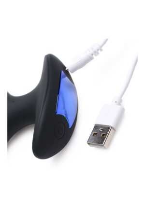 Electro-Spread 64X Vibrating & E-Stim Silicone Butt Plug - Afbeelding 4