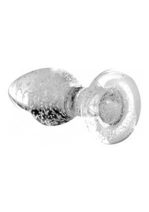 Glow-In-The-Dark Glass Anal Plug - Small - Afbeelding 4