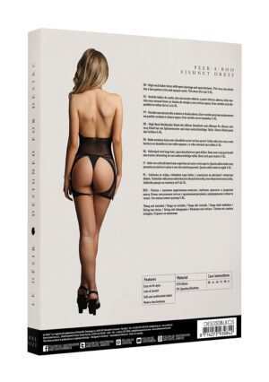 Peek-A-Boo fishnet dress - Black - O/S - Afbeelding 4