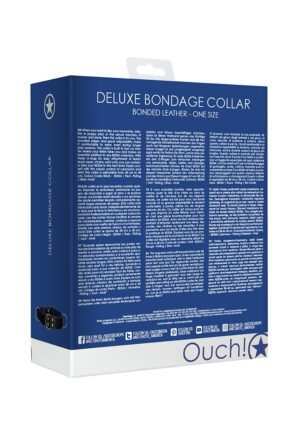 Deluxe Bondage Collar - One Size - Blue - Afbeelding 3