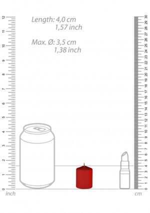 Tease Candles - Sinful Smell - 4 Pieces - Red - Afbeelding 4