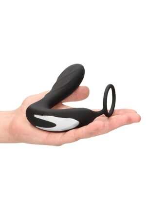 E-stim & Vibr Butt plug CR and Wrls Rmt - Black - Afbeelding 5