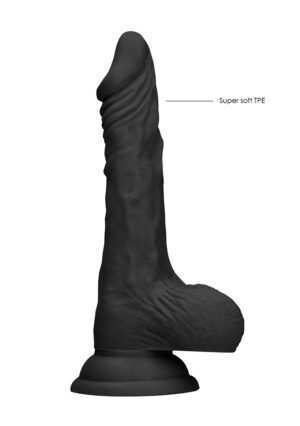 Dong with testicles 8'' - Black - Afbeelding 3