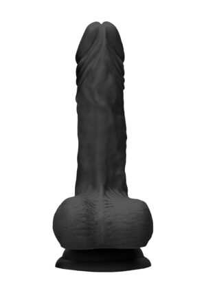 Dong with testicles 8'' - Black - Afbeelding 4