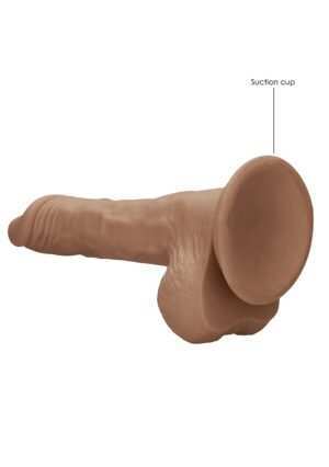 Dong with testicles 9'' - Tan - Afbeelding 6