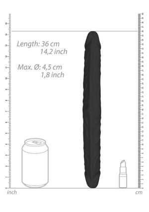 Double Dong 14'' - Black - Afbeelding 4