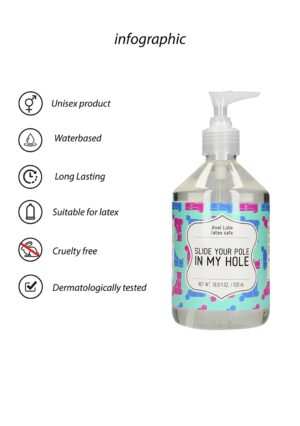 Anal Lube - SLIDE YOUR POLE IN MY HOLE - 500 ml - Afbeelding 5