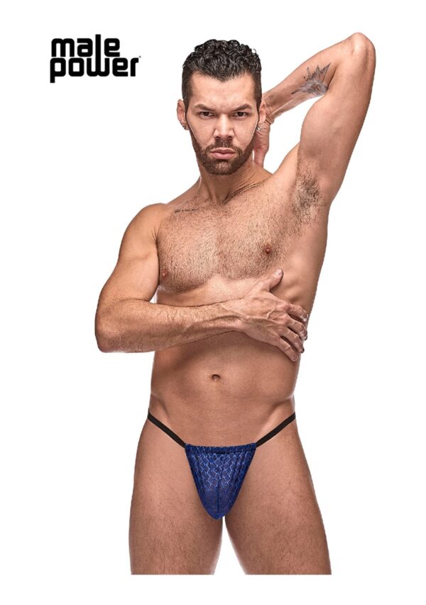 450264nv1s 1.jpg Diamond Mesh - Posing Strap - Navy - OS