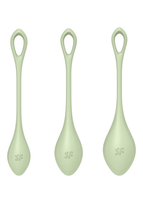 Yoni Power 2 - Balls Training Set - Light Green