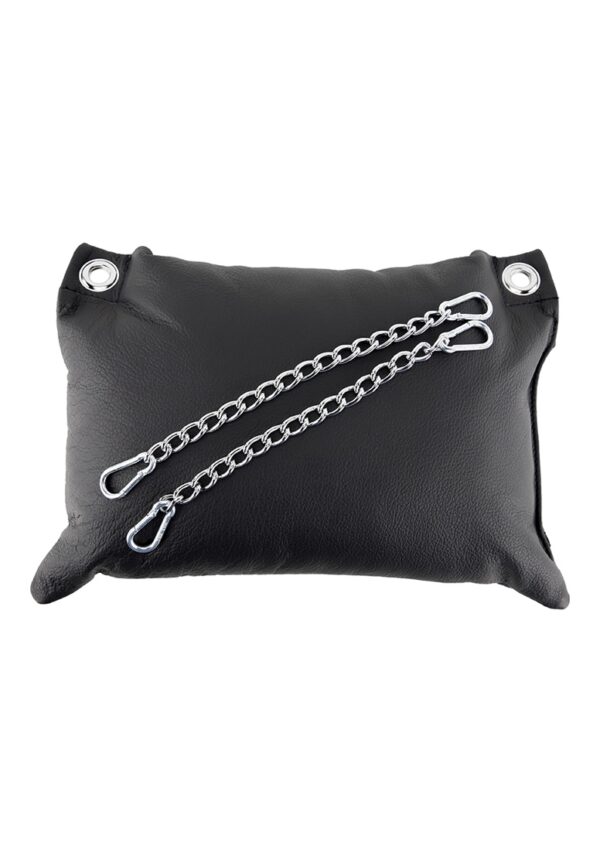 Leather pillow - Black