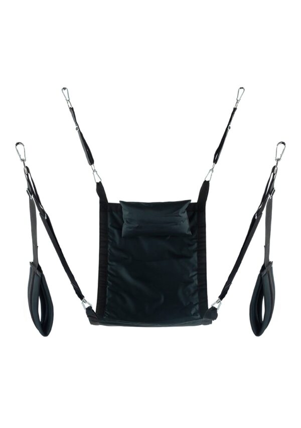 ms31830 1.jpg Rectangular canvas sling - 4 points - Full set - Black