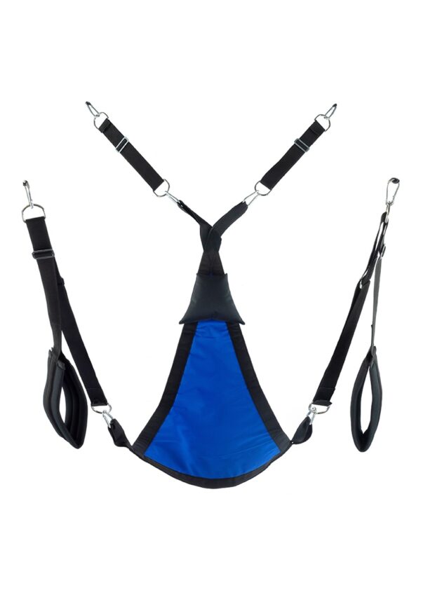 ms31840 1.jpg Triangle canvas sling - 3 or 4 points - Full set - Blue